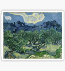 Vincent Van Gogh the olive trees Sticker