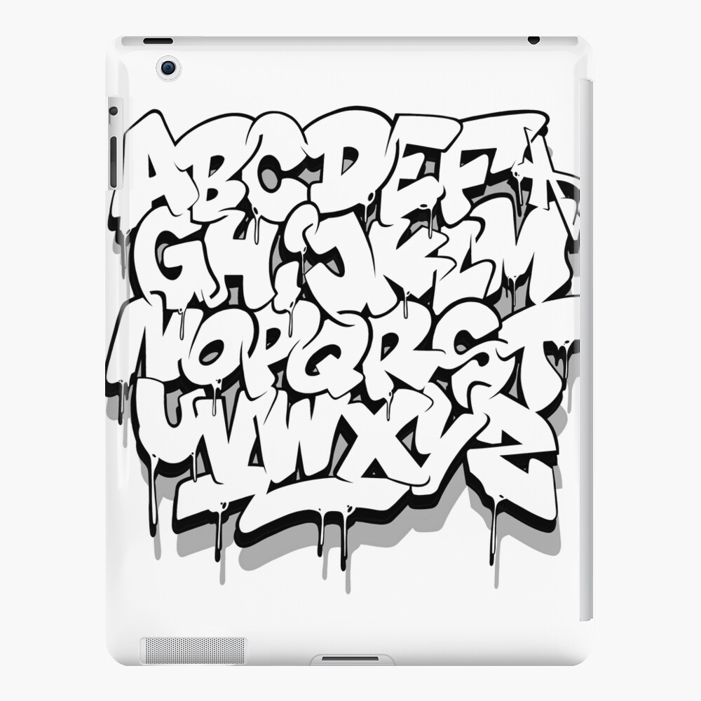 Graffiti Letters Abc Alphabet Number 3 Ipad Case Skin By