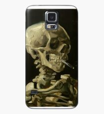 Funda/vinilo para Samsung Galaxy Vincent Van Gogh esqueleto humeante