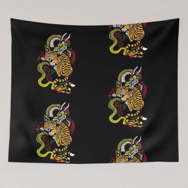 Aperçu de l'œuvre Dragon Tigre Serpent créée et vendue par OJOEF89.
