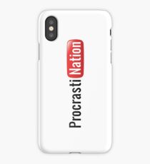 Procrastination iPhone Case/Skin