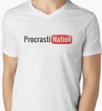 Procrastination Men's V-Neck T-Shirt