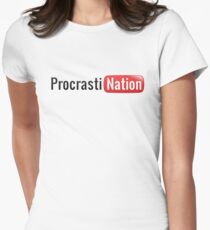 Procrastination Women's Fitted T-Shirt