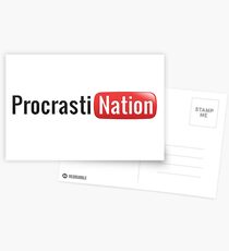 Procrastination Postcards