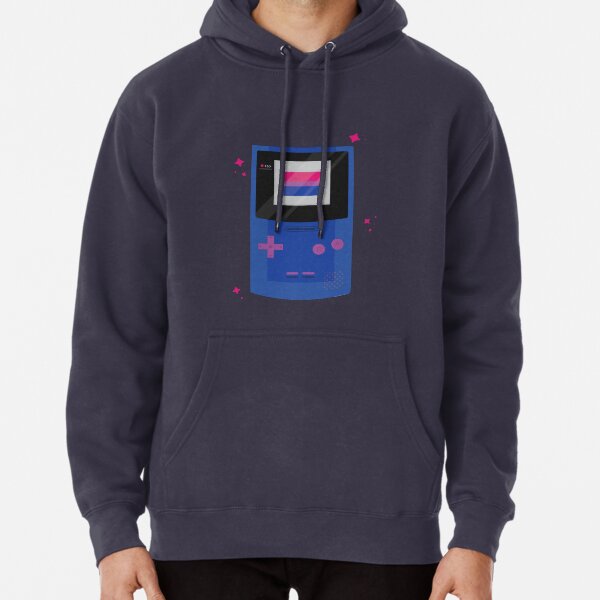 Game Boy Pride: Bisexual Pullover Hoodie