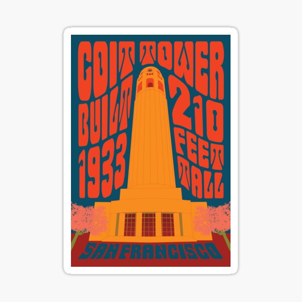San Francisco - Coit Tower Sticker