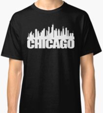 Chicago Skyline - white Classic T-Shirt