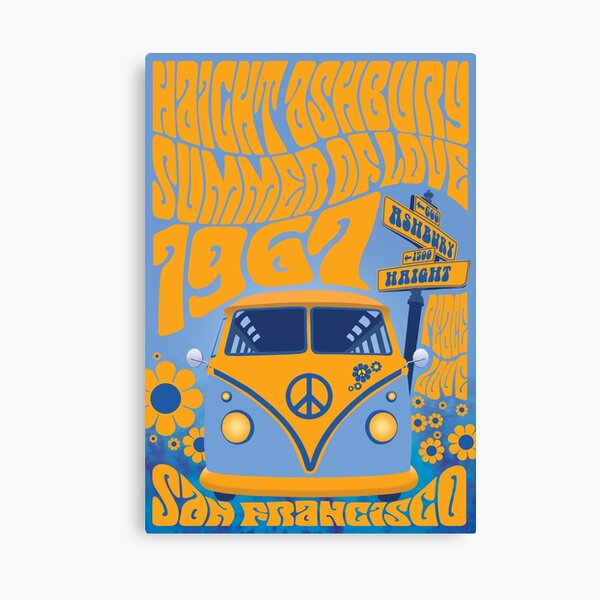 Haight Ashbury Summer Of Love Canvas Print