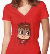 Heeeeere's.... the Villager Women's Fitted V-Neck T-Shirt