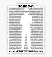The Stig Sticker