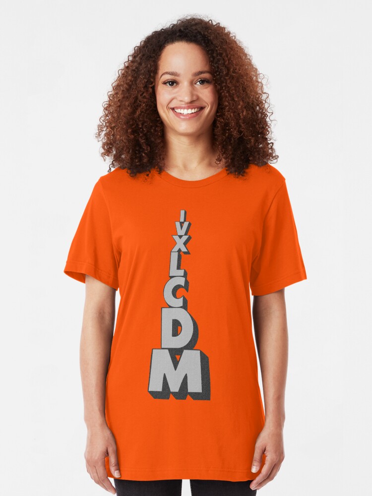 roman numerals t shirt