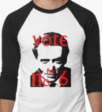 Vote #6 Men's Baseball ¾ T-Shirt