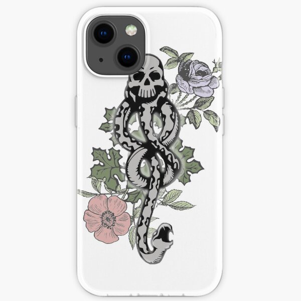 Floral Dark Mark iPhone Flexible Hülle