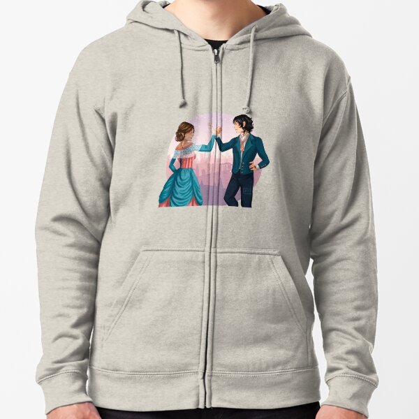 Herondale siblings Zipped Hoodie