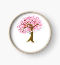 cherry tree Clock