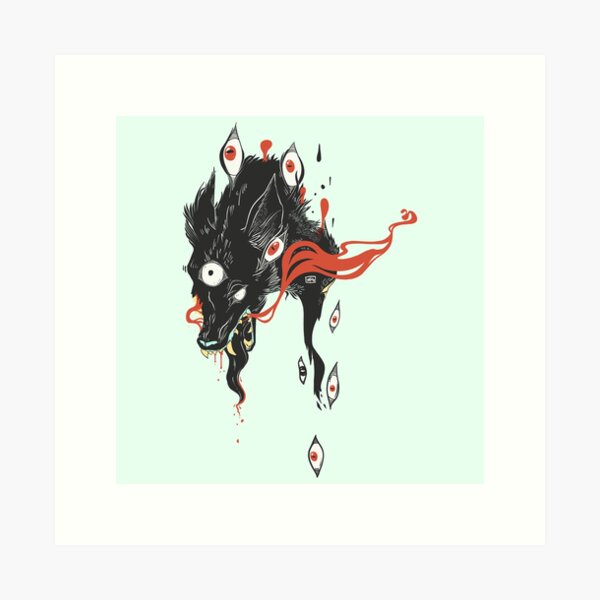 Aperçu de l'œuvre Troisième œil magique de loup créée et vendue par cellsdividing.