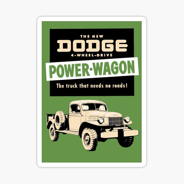 Dodge Power Wagon Stickers Redbubble