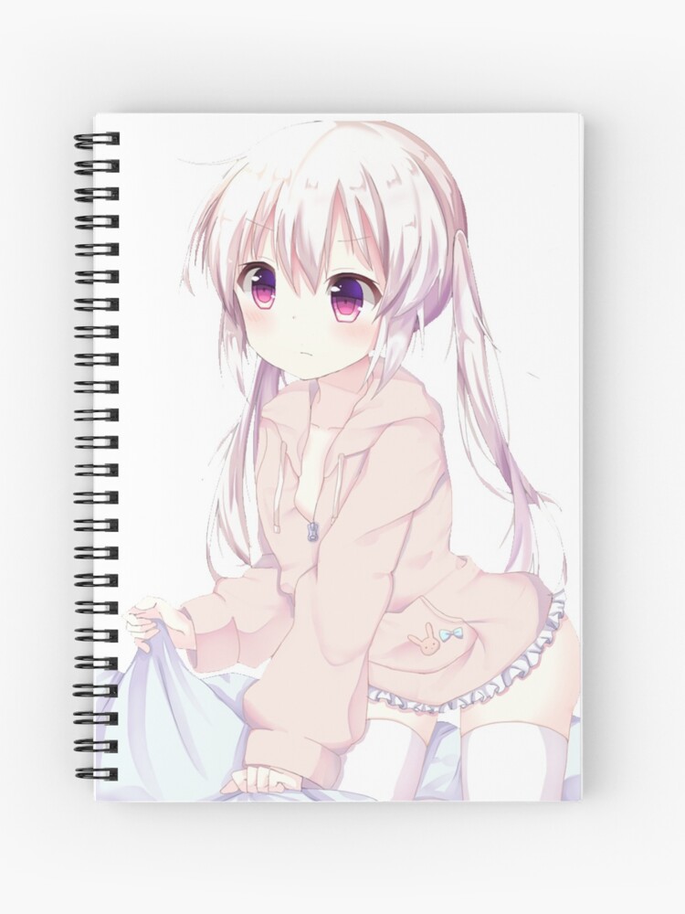 Cute Anime Girl Spiral Notebook for Sale by Pjanus