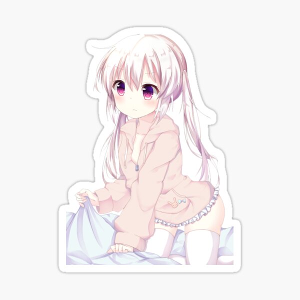 "Cute Anime Girl" Sticker for Sale by Pjanus | Redbubble