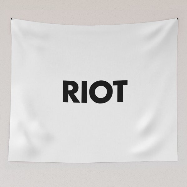 Item preview, Riot Party Partying Drinking Beer Funny Slogan Gift Present Irony Sarcasm designed and sold by Mullet Monkey.