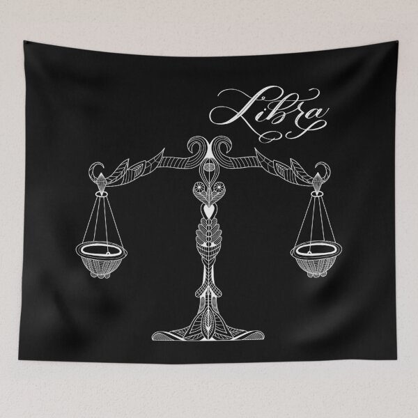 Item preview, Libra Scales Zodiac Sign Birthday (Dark) designed and sold by Gsallicat.