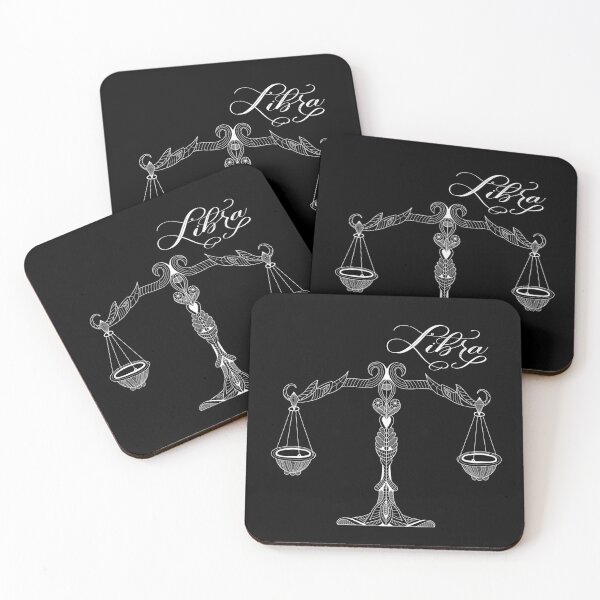 Item preview, Libra Scales Zodiac Sign Birthday (Dark) designed and sold by Gsallicat.