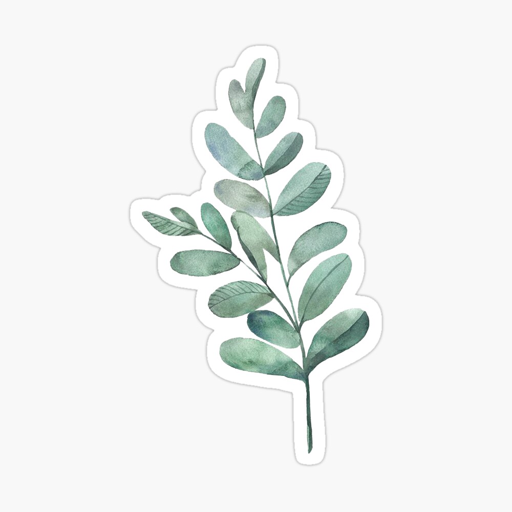 Boho Leaves Sticker for Sale by kkcreates