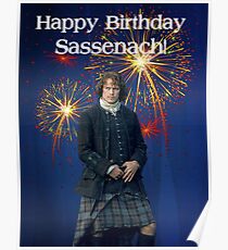 Outlander Geburtstag Poster
