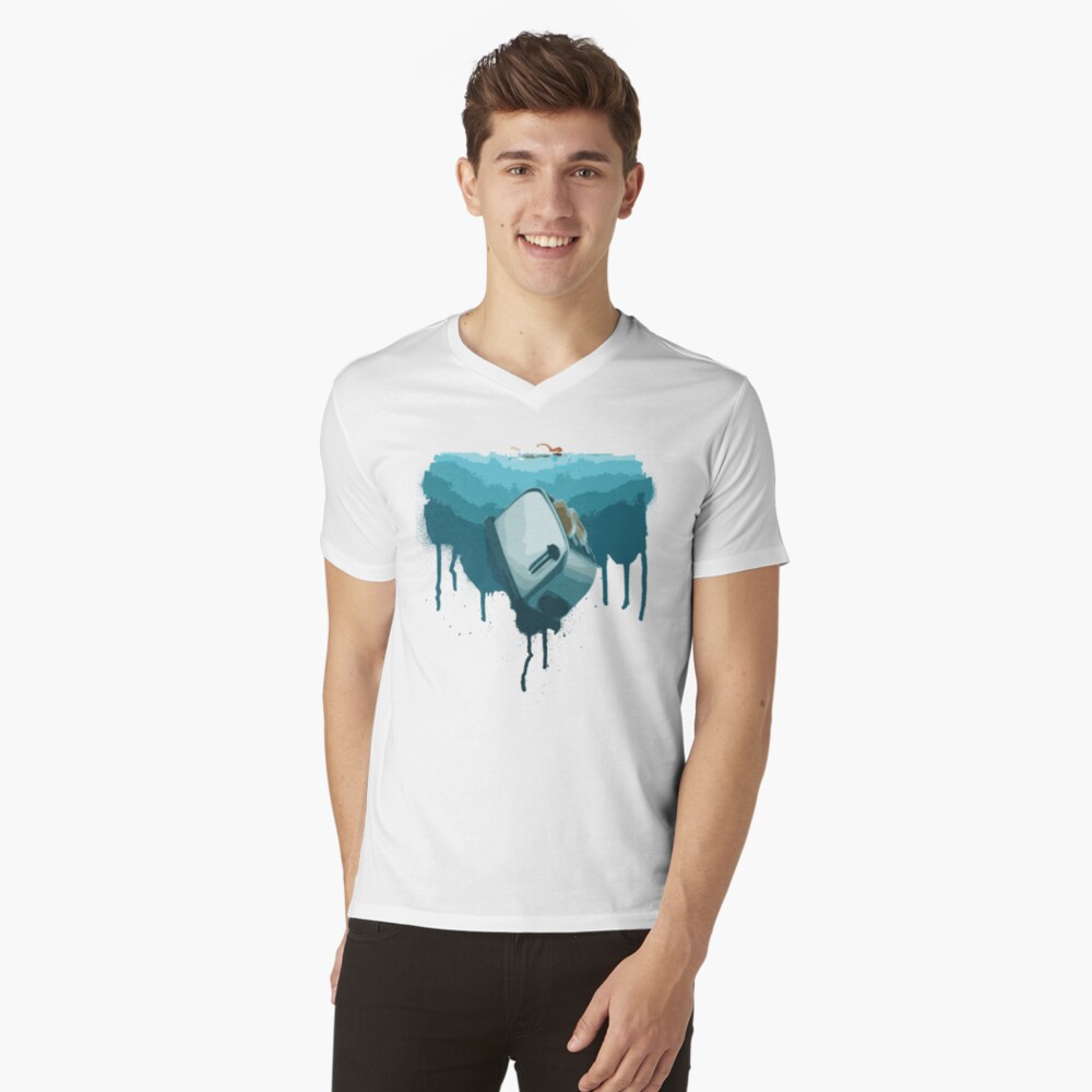 Item preview, V-Neck T-Shirt designed and sold by diveseven.