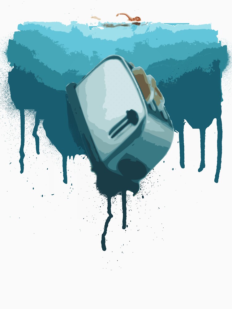 Thumbnail 7 of 7, Essential T-Shirt, Great White Myth #1 - Full Colour Version designed and sold by diveseven.
