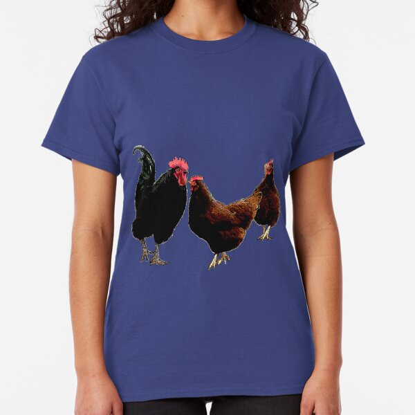 Rooster and Chickens Classic T-Shirt