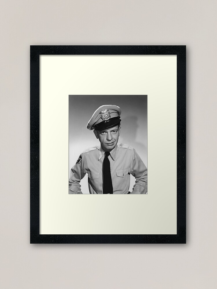 Alternate view of Barney Fife - Don Knotts Framed Art Print
