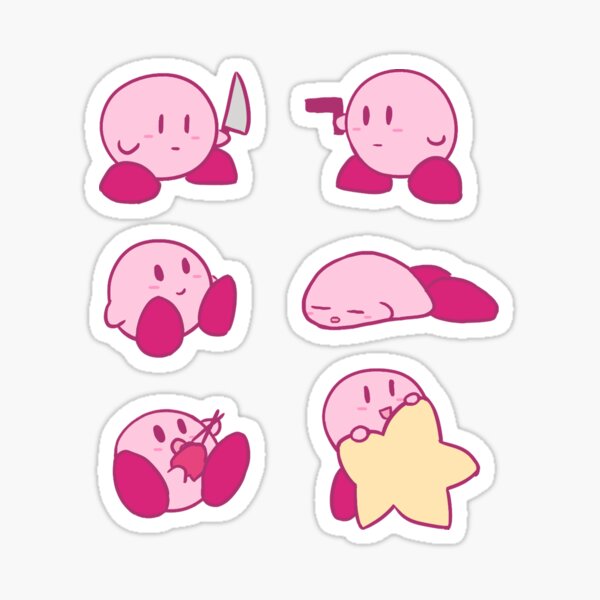 Tiny Kirby Sticker