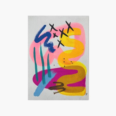 Happy Abstract #60 Art Board Print