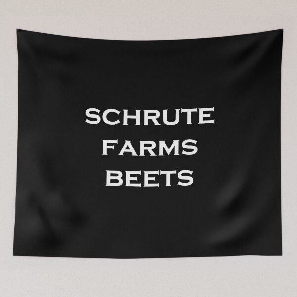Item preview, schrute farms beets - white text designed and sold by razor2therosary.