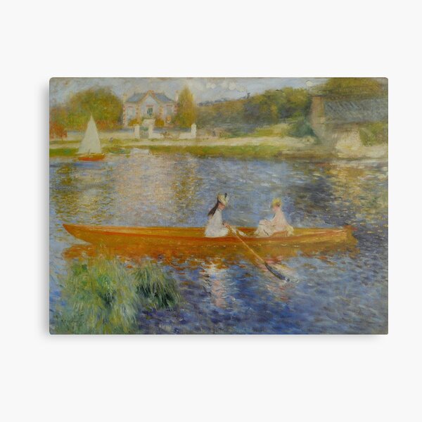 "The Skiff (Renoir)" Metal Print for Sale by ArtHistorical Redbubble
