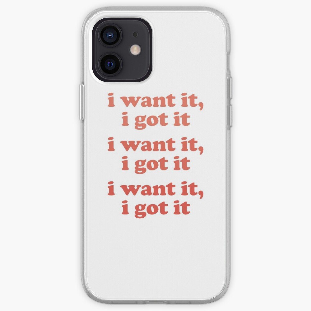 WANT iPhone Case & Cover