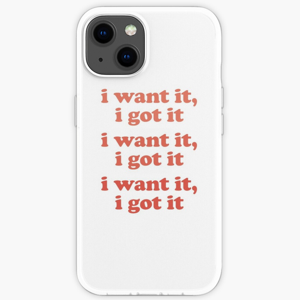 WANT iPhone Case