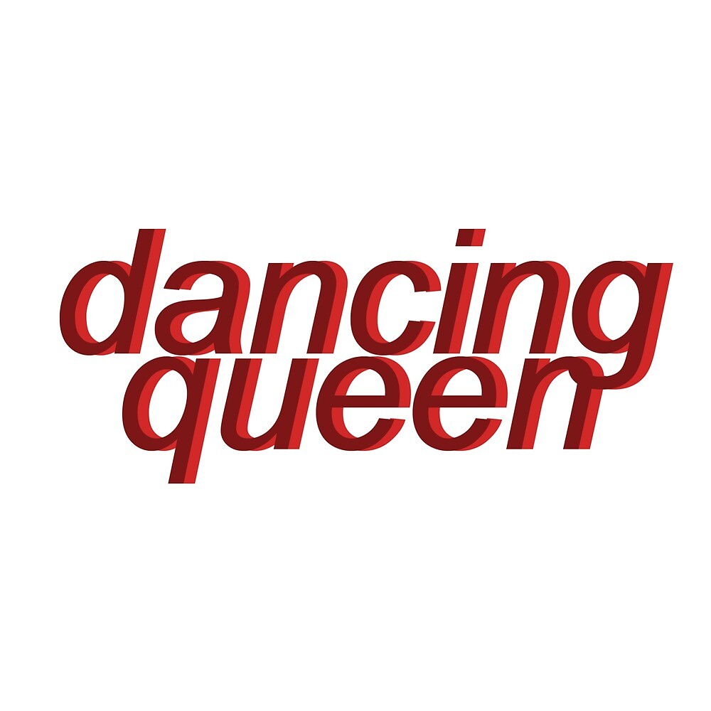 "dancing queen aesthetic (white)" by bathena18 Redbubble