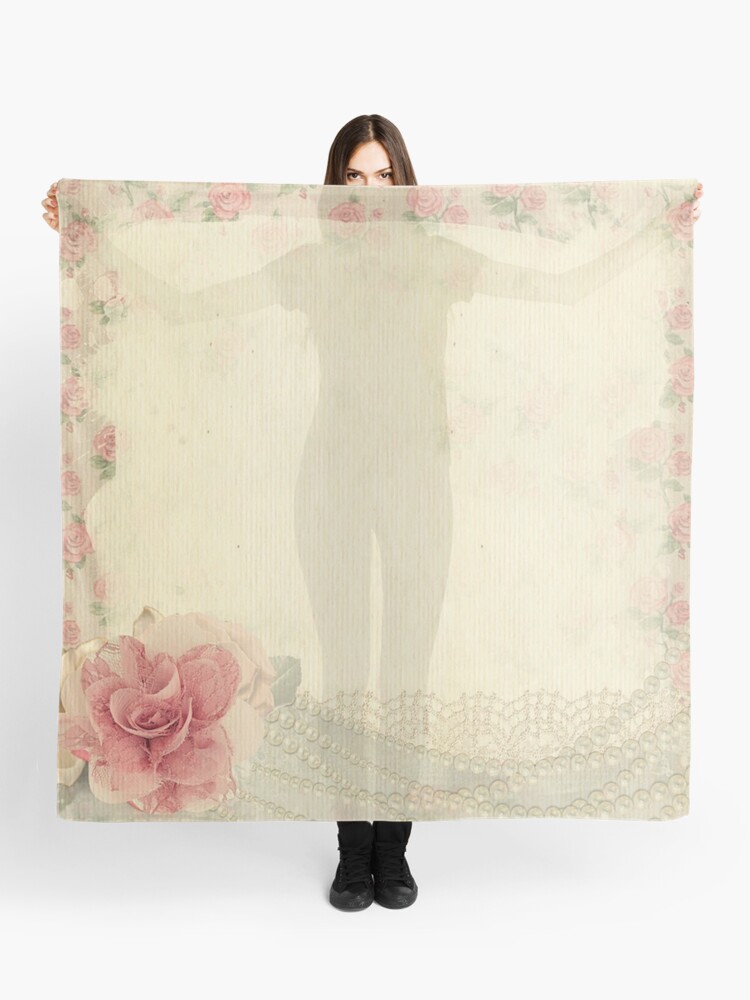 Roses Vintage Rustic Victorian Shabby Chic Beautiful Design Scarf By Love999 Redbubble
