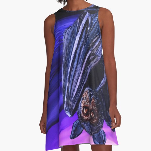 Vlad the Flying Fox Bat A-Line Dress