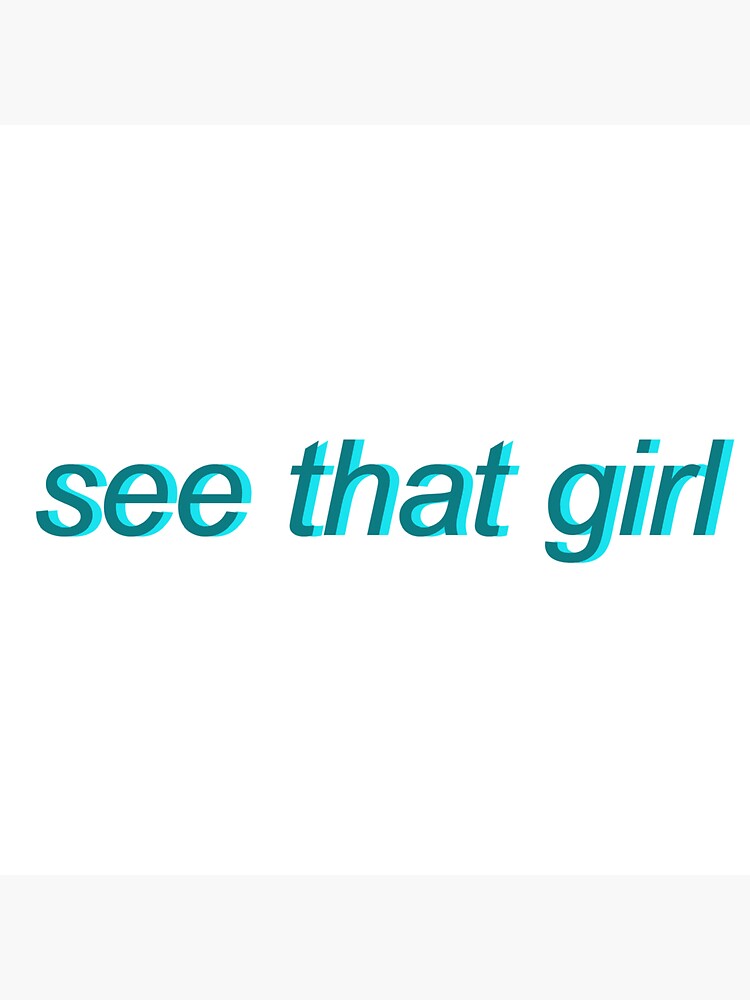 "see that girl dancing queen aesthetic (white)" Sticker for Sale by