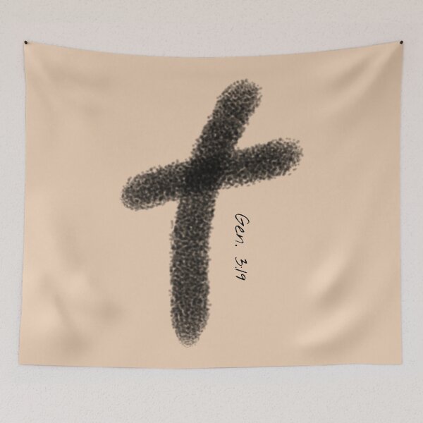 Item preview, ashes - genesis 3:19 - cross designed and sold by 21stCsaints.