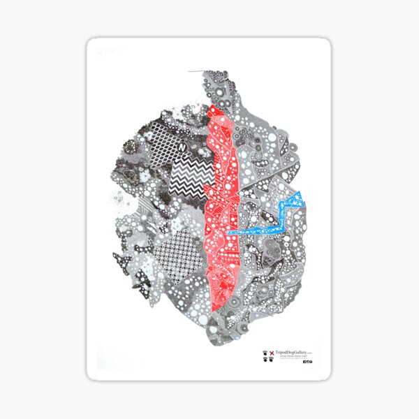 Carrickalinga Map Sticker