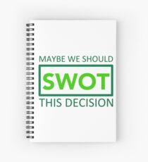 silicon valley swot green Spiral Notebook