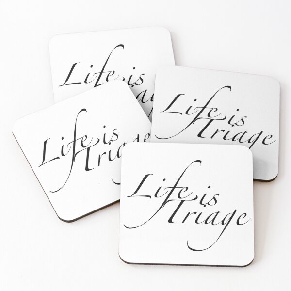 Item preview, Life is Triage designed and sold by CreatureCreator.