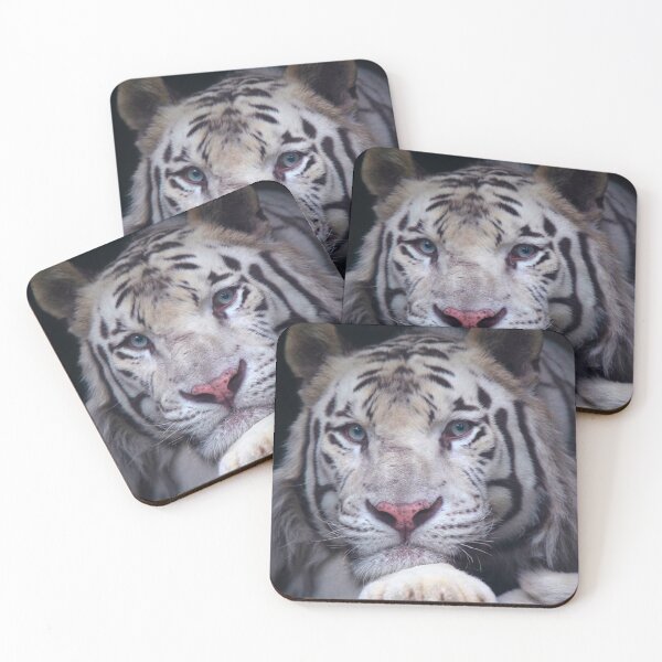 Item preview, White Tiger stare designed and sold by Daniela Pintimalli.