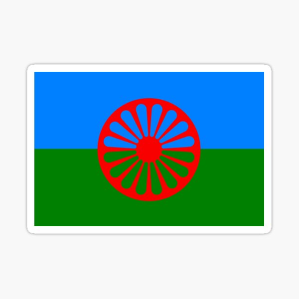 Item preview, Romani Flag designed and sold by wickedcartoons.