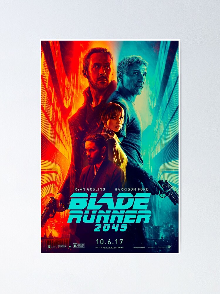 Blade Runner 49 Movie Poster Poster By Abrokeunikid Redbubble