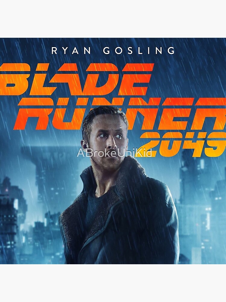 Ryan Gosling Blade Runner 49 Movie Poster Tote Bag By Abrokeunikid Redbubble